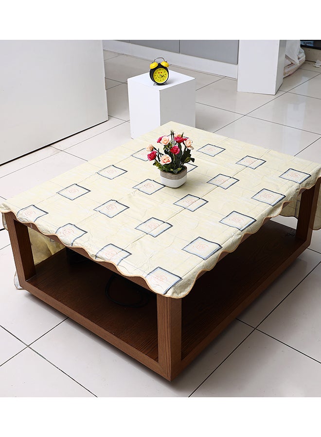 Royalford RF1272-TC 60" Round Table Cloth - Tablecloth Cover Protector Tablecloth, Small Polka Floral, Wipe Clean, Table Cloth Spill Proof Reusable Roll Assorted Colors - Image 5